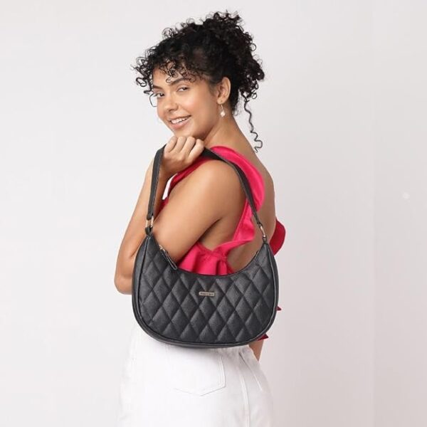 Fastrack Quilted Shoulder Bag for Women, Girls and Ladies | Trendy and Stylish Handbag for Women - Image 2